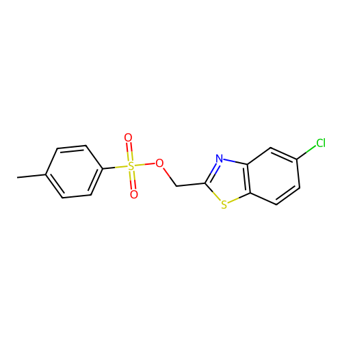 (5-Chloro-1,3-benzothiazol-2-yl)methyl 4-methylbenzenesulfonate structure