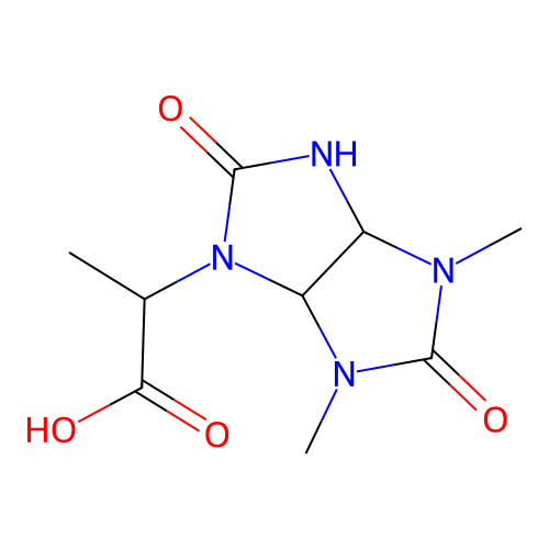 2-(4,6-dimethyl-2,5-dioxohexahydroimidazo[4,5-d]imidazol-1(2H)-yl)propanoic acid structure