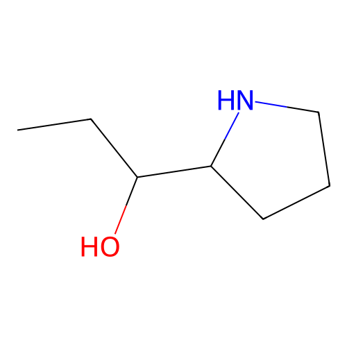 1-(Pyrrolidin-2-yl)propan-1-ol structure