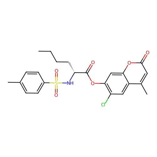 C23H24ClNO6S structure