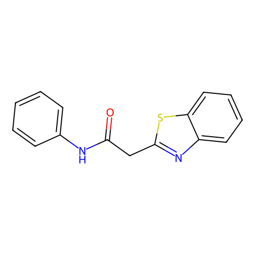2-(1,3-benzothiazol-2-yl)-N-phenylacetamide structure