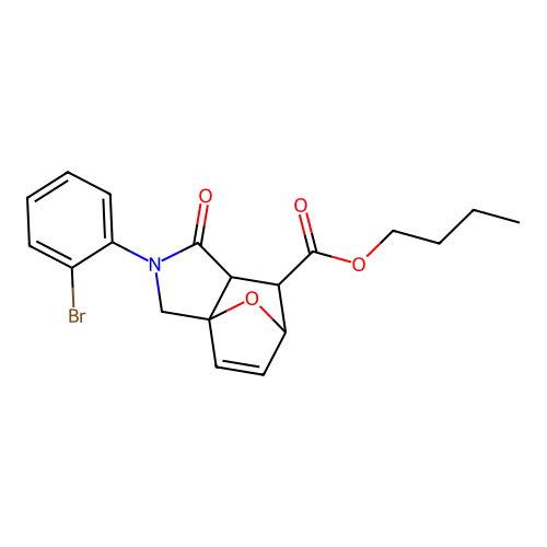 C19H20BrNO4 structure