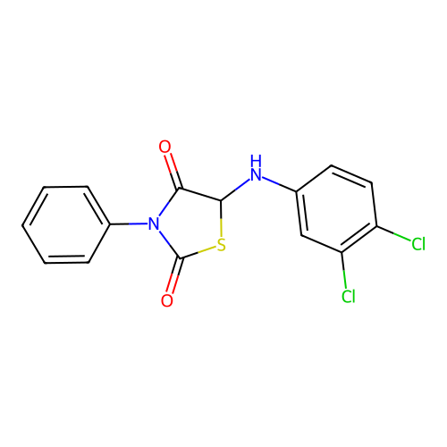 5-[(3,4-Dichlorophenyl)amino]-3-phenyl-1,3-thiazolidine-2,4-dione structure