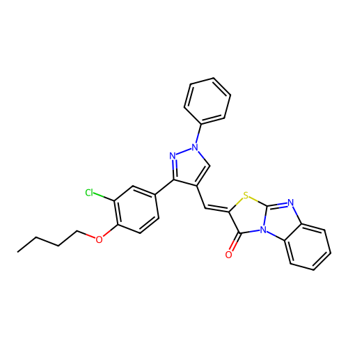 C29H23ClN4O2S structure