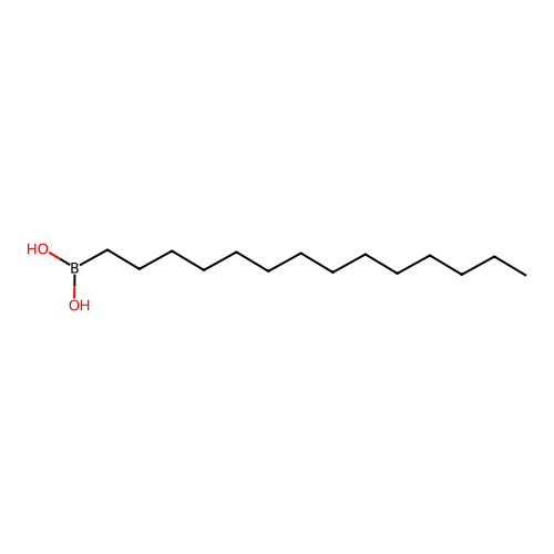 n-Tetradecylboronic acid structure
