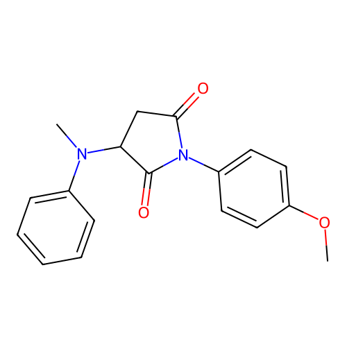 1-(4-Methoxyphenyl)-3-(methyl(phenyl)amino)pyrrolidine-2,5-dione structure