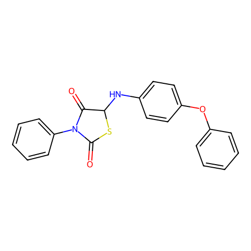 5-(4-Phenoxyanilino)-3-phenyl-1,3-thiazolidine-2,4-dione structure