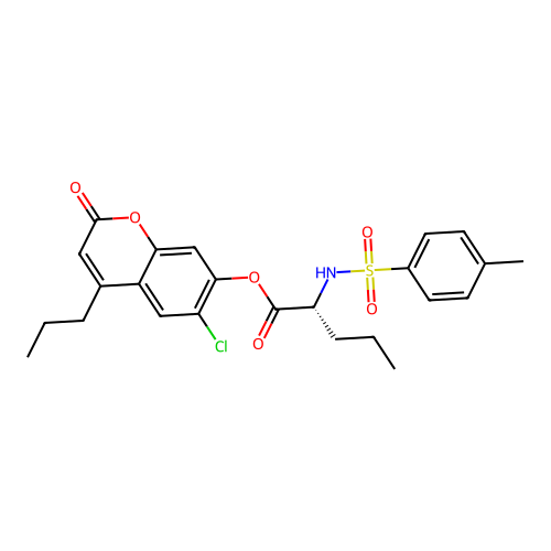 C24H26ClNO6S structure