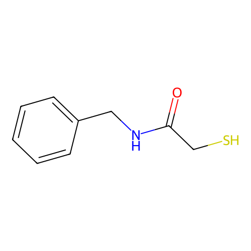 N-benzyl-2-sulfanylacetamide structure