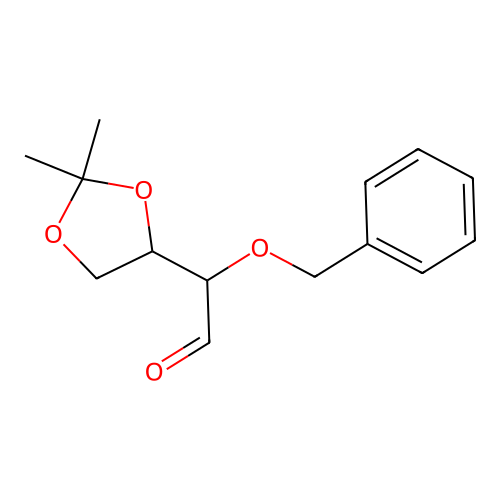 Benzyloxy-(2,2-dimethyl-[1,3]dioxolan-4-YL)-acetaldehyde structure