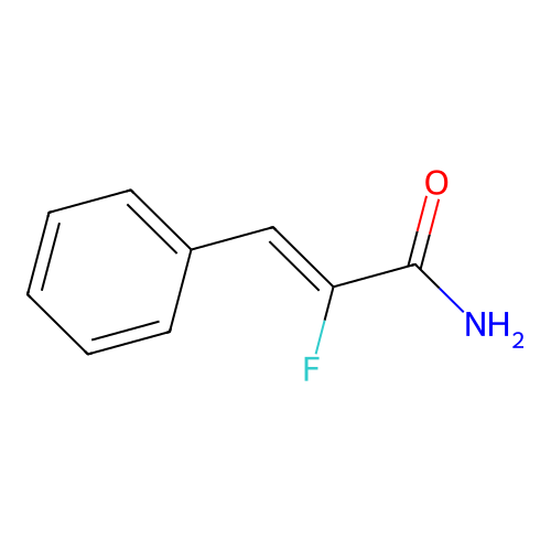 Cinnamamide, alpha-fluoro- structure
