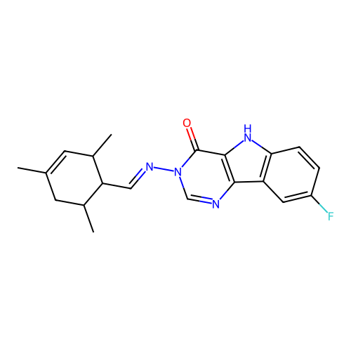 C20H21FN4O structure