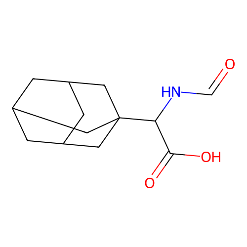 2-(1-Adamantyl)-2-formamidoacetic acid structure