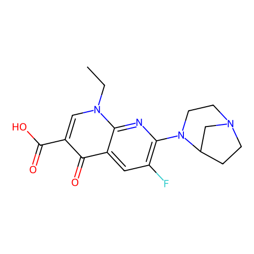 Quinolone der. structure
