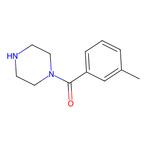 (3-Methylphenyl)(piperazin-1-yl)methanone structure