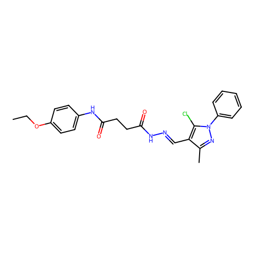 C23H24ClN5O3 structure