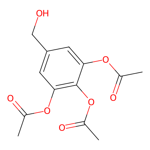3,4,5-Triacetoxybenzylalcohol structure