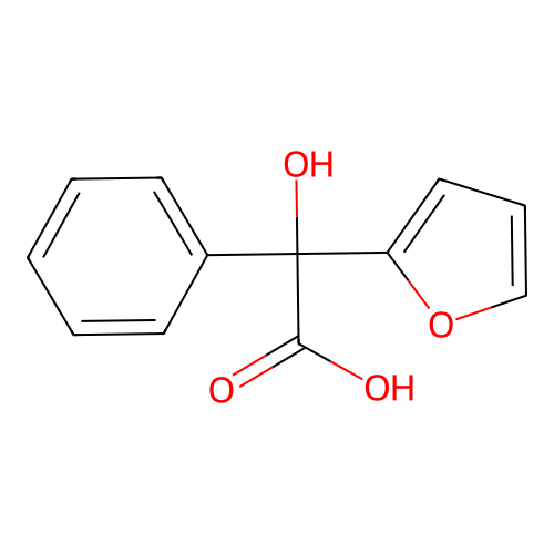 2-(Furan-2-yl)-2-hydroxy-2-phenylacetic acid structure