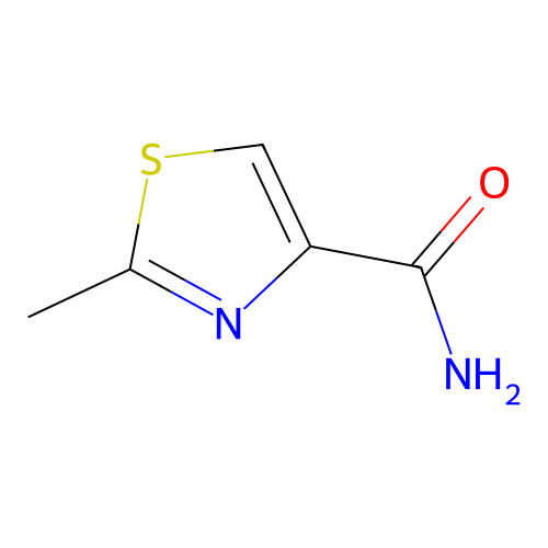 2-Methyl-1,3-thiazole-4-carboxylic acid amide structure