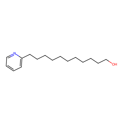 11-(2-Pyridinyl)-1-undecanol structure