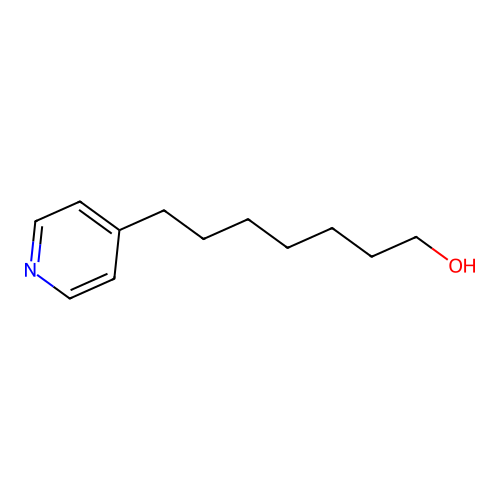 7-Pyridin-4-ylheptan-1-ol structure