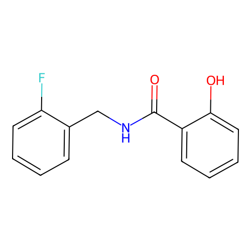 n-(2-Fluorobenzyl)-2-hydroxybenzamide structure