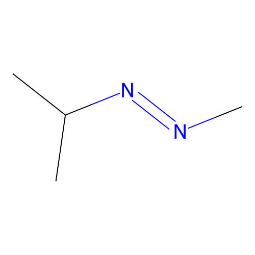 (E)-1-Methyl-2-(propan-2-yl)diazene structure