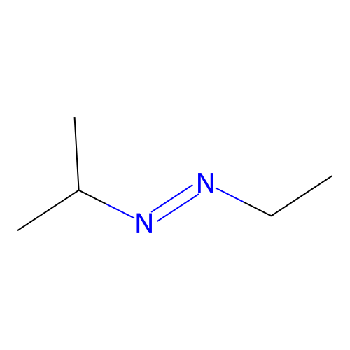 trans-Ethyl-2-propyl-diazene structure