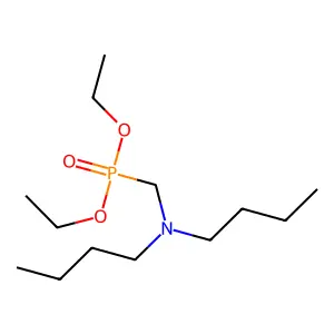 N-butyl-N-(diethoxyphosphorylmethyl)butan-1-amine structure