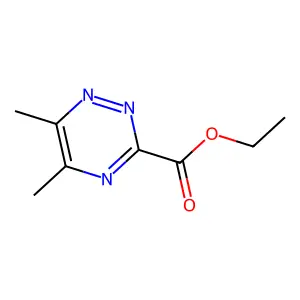 5,6-Dimethyl-[1,2,4]triazine-3-carboxylic acid ethyl ester structure
