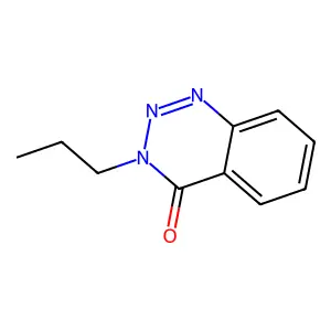 3-Propyl-1,2,3-benzotriazin-4(3H)-one structure