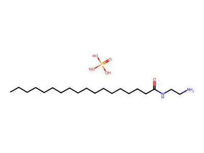 N-(2-Aminoethyl)stearamide phosphate structure