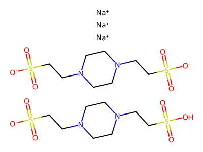 pipes disodium salt structure