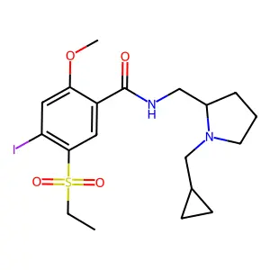 Iodosulpride structure