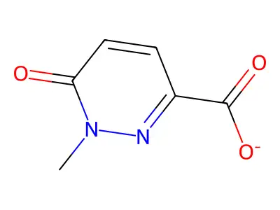 1-Methyl-6-oxo-pyridazine-3-carboxylate structure