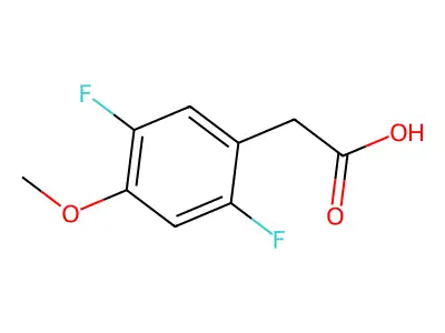 2-(2,5-Difluoro-4-methoxyphenyl)acetic acid structure