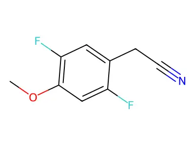 2,5-Difluoro-4-methoxyphenylacetonitrile structure