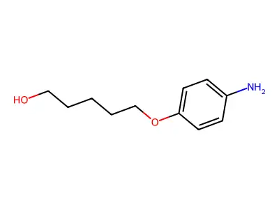 1-Pentanol, 5-(p-aminophenoxy)- structure