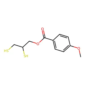 2,3-Bis(sulfanyl)propyl 4-methoxybenzoate structure