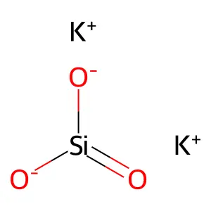 硅酸钾 structure