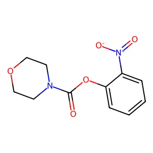 2-Nitrophenyl morpholine-4-carboxylate structure