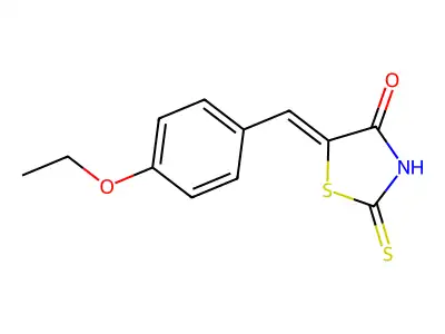 5-[(4-Ethoxyphenyl)methylidene]-2-sulfanylidene-1,3-thiazolidin-4-one structure