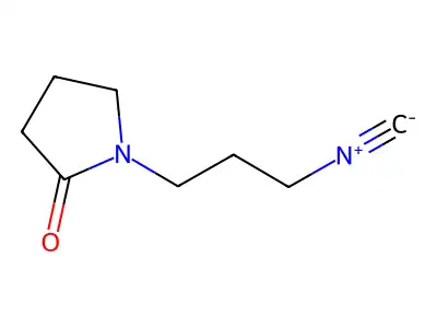 1-(3-Isocyanopropyl)-2-pyrrolidinone structure