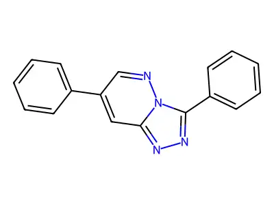 1,2,4-Triazolo(4,3-b)pyridazine, 3,7-diphenyl- structure