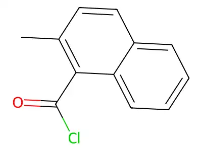 2-甲基萘-1-甲酰氯 structure