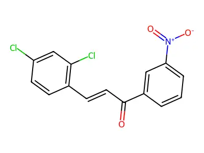 3-(2,4-Dichlorophenyl)-1-(3-nitrophenyl)prop-2-en-1-one structure