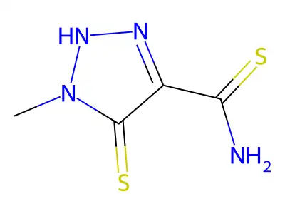 1-methyl-5-sulfanylidene-2H-triazole-4-carbothioamide structure