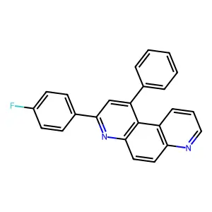 4,7-Phenanthroline, 3-(4-fluorophenyl)-1-phenyl- structure