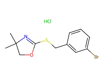 C12H14BrNOS.ClH structure