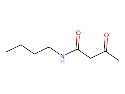 N-butyl-3-oxobutanamide structure